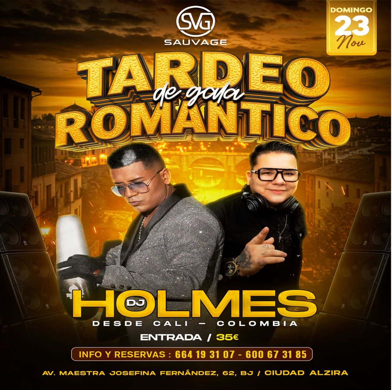 TARDE DE GALA CON Dj HOLMES